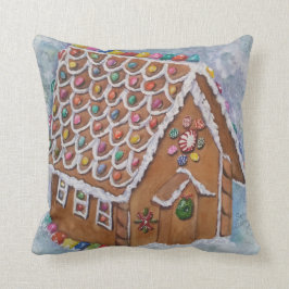 KERSTMIS GINGERBREAD HUIS KUSSEN