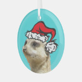 Kerstmis Glass Ornament (Voorkant links)