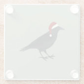 Kerstmis Glazen Onderzetter (Achterkant)