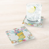 Kerstmis Glazen Onderzetter (Schuin)