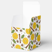 Kerstmis glühwein kruidig wit bedankdoosjes (Geopend)