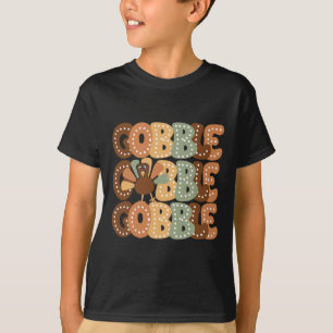Kerstmis Gobble Kalkoen Familie Matching Mannen Vr T-shirt