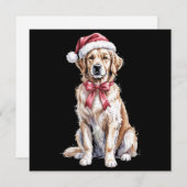 Kerstmis Golden Retriever Liefhebber Hond Mama Feestdagenkaart (Voorkant / Achterkant)