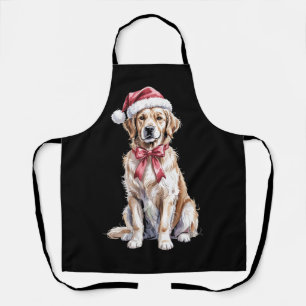 Kerstmis Golden Retriever Liefhebber Hond Mama Schort