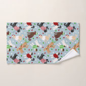 Kerstmis: Goldendole Labradoodle Bath-handdoekset Bad Handdoek (Handdoek)