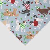 Kerstmis Goldendole Labradoodle Tissue Paper Tissuepapier (Detail)
