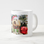 Kerstmis - GoldenDoodle - Bella Jumbo Mok (Voorkant rechts)