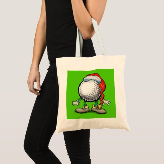 Kerstmis golf tote bag (Voorkant (product))