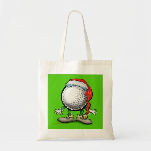 Kerstmis golf tote bag (Voorkant)