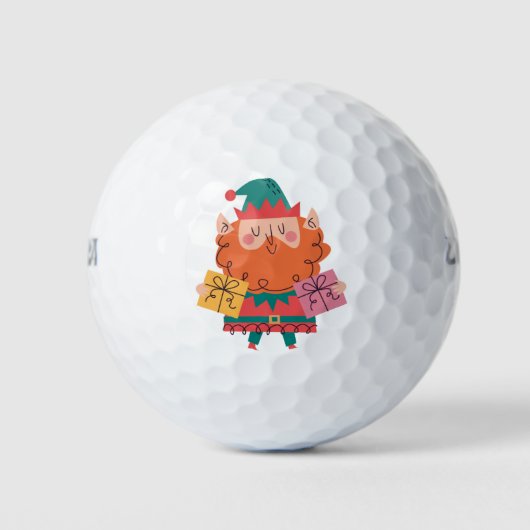 Kerstmis Golfballen (Voorkant)