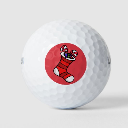 Kerstmis Golfballen (Voorkant)