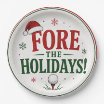 Kerstmis golfen FORE vakantie