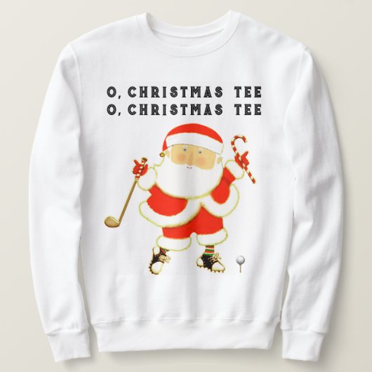 Kerstmis golfen trui (Design voorkant)