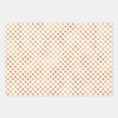 Kerstmis, gouden witte ster, abstract patroon inpakpapier vel (Voorkant)