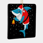 Kerstmis - Grappig kerstfeest Keramisch Ornament (Rechts)