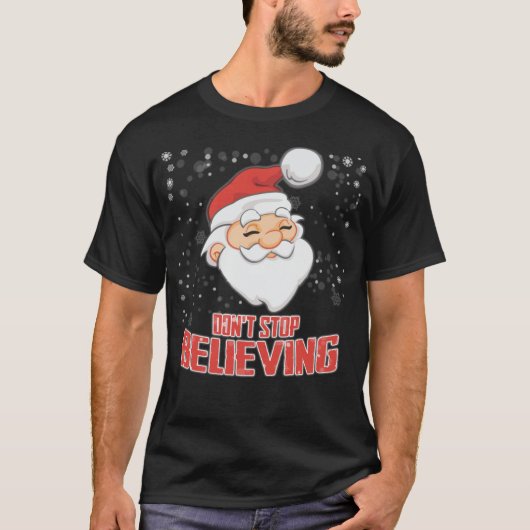 Kerstmis - Grappig kerstfeest voor de kerstman T-shirt (Voorkant)
