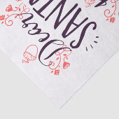 Kerstmis grappig lieve kerstman kan ik uitleggen tissuepapier (Detail)