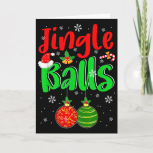 Kerstmis grappige grap kostuum mannen volwassene k kaart
