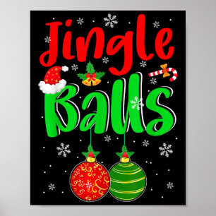 Kerstmis grappige grap kostuum mannen volwassene k poster