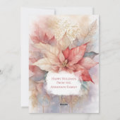 Kerstmis Great Pyrenees Platte Kerstkaart (Achterkant)