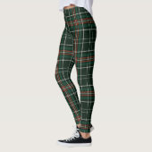Kerstmis: Green Red White Pattern Leggings (Links)