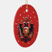 Kerstmis Habsburg Doppeladler Keramisch Ornament (Rechts)