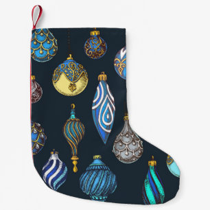 Kerstmis Hand getekend, decoraties. Kleine Kerstsok