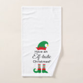 Kerstmis handdoek - Elf Tastic 3 (Handdoek)