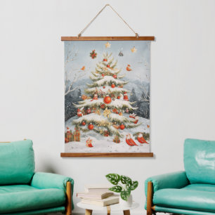 Kerstmis Hangend Wandkleed