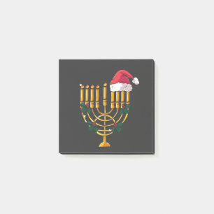 Kerstmis Hanukkah Joods Kerstman Menorah Post-it® Notes
