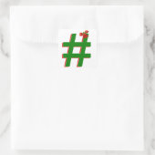#Kerstmis #HASHTAG - Hash Tag Symbool (Tas)