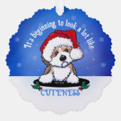 Kerstmis Havanese Ornament Kaart (Voorkant)