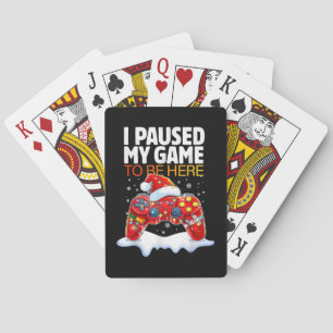 Kerstmis heb ik mijn spel gepauzeerd om hier te zi pokerkaarten