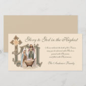 Kerstmis Heilige Familie Jezus Maria Joseph (Voorkant / Achterkant)