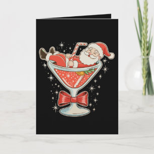 Kerstmis Hele Chaos Martini Glas Kerstmis Kaart
