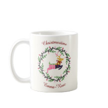 Kerstmis Hert met Krans Aanpassen