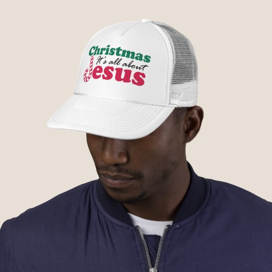 Kerstmis - het is allen over Jesus Trucker Pet (In situ)