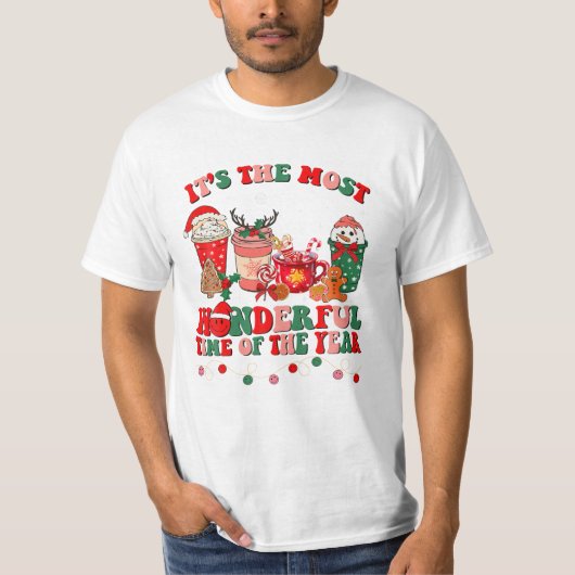 Kerstmis Het is de mooiste T-shirt (Voorkant)