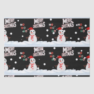 Kerstmis Het Snowman-tijdschrift Tissuepapier