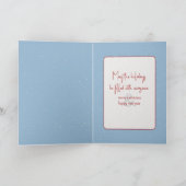 Kerstmis Hete Chocolade Met Candy Canes Feestdagen Kaart (Binnen)