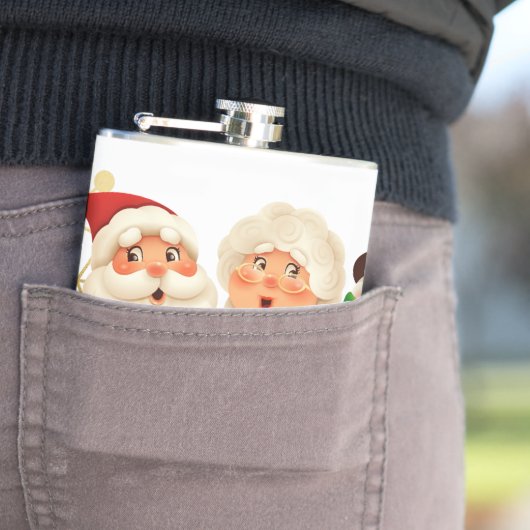 Kerstmis Heupfles (Voorbeeld)