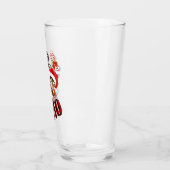 Kerstmis Ho Ho Modern Festive Feestdagen Glas (Links)