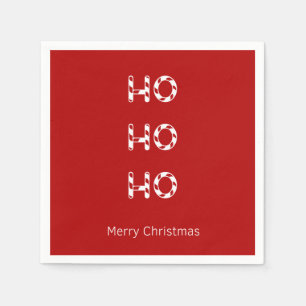 Kerstmis Ho Ho Napkins Servet