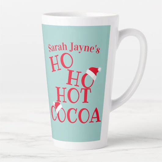 Kerstmis Ho Hot Cocoa Holiday Latte Mok (Rechts)