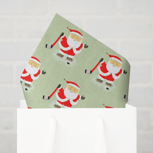 Kerstmis hockey tissuepapier (Cadeauzakje)