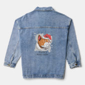 Kerstmis Holi-daze Denim Jacket (Achterkant)
