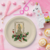 Kerstmis  Holly Berries Papieren Bordje (Feest)