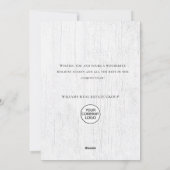 Kerstmis Holly Corporate Greeting Feestdagenkaart (Achterkant)