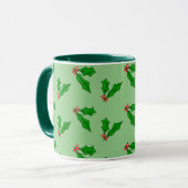 Kerstmis Holly-Day Mok (Voorkant links)