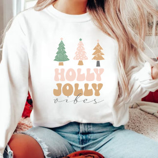 Kerstmis Holly Jolly Vibes Trui